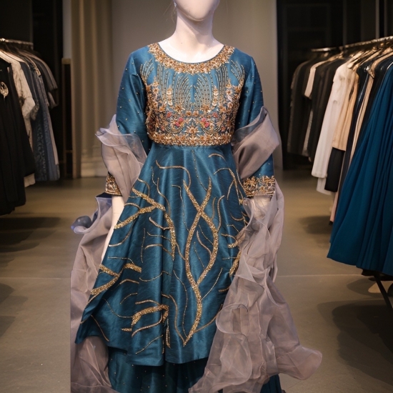 Bridal Raw Silk Lehnga 